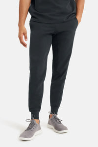 Soft Black Maxwell Scrub Jogger - Beh-4953