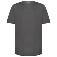 Storm Grey Plain Smart Scrub Top