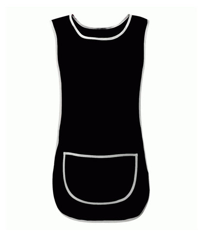 Tabard Unisex Contrast with contrast bound edges one large front pocket adjustable side tabs 65% polyester 35% cotton 195GSM
