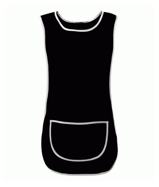 Tabard Unisex Contrast  | Black - Eg Clothing UK