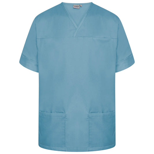 Teal Plain Smart Scrub Top