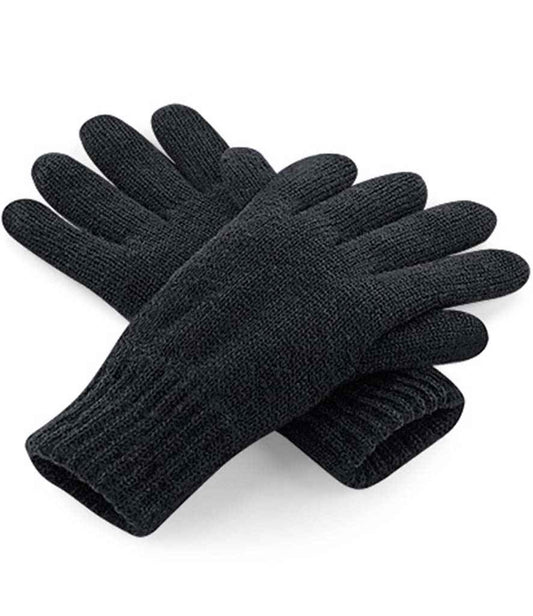 Beechfield Classic Thinsulate™ Gloves | Black - Eg Clothing UK