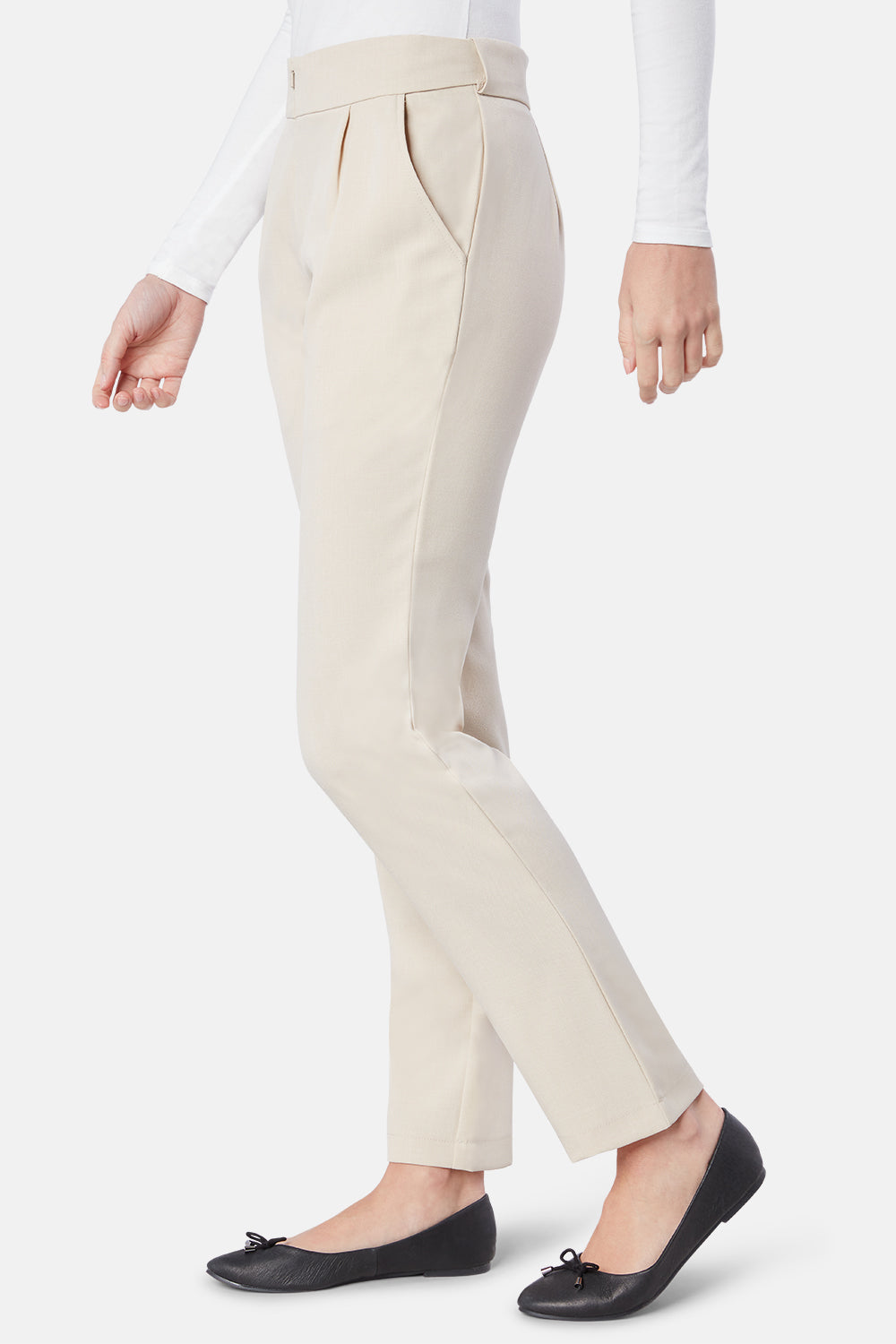 La Beeby Ila High Waist Slim Trousers