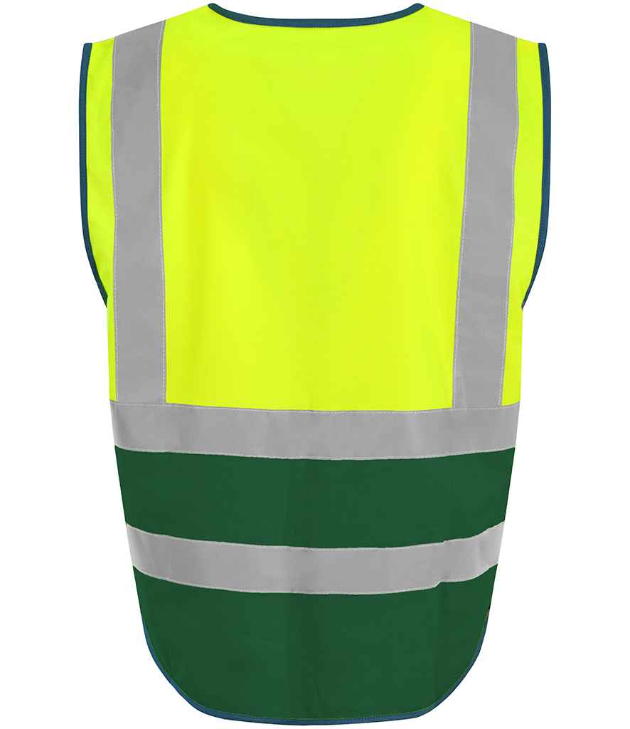 Pro RTX High Visibility Executive Waistcoat | Yellow/Paramedic Green - Eg Clothing UK