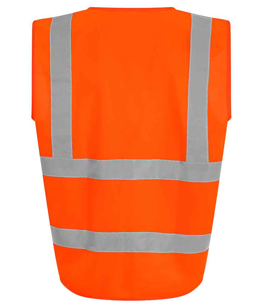Pro RTX High Visibility Kids Waistcoat | Orange - Eg Clothing UK