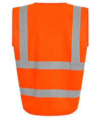 Pro RTX High Visibility Kids Waistcoat | Orange - Eg Clothing UK