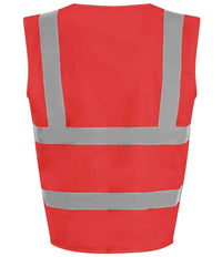 Pro RTX High Visibility Kids Waistcoat | Red - Eg Clothing UK