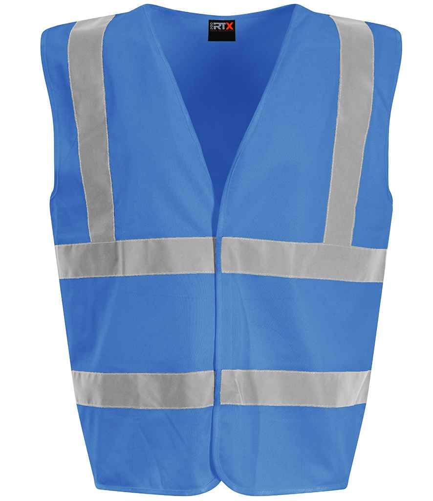 Pro RTX High Visibility Kids Waistcoat | Royal Blue - Eg Clothing UK