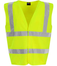 Pro RTX High Visibility Kids Waistcoat | Yellow - Eg Clothing UK