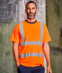 Pro RTX High Visibility T-Shirt | Orange/Navy - Eg Clothing UK