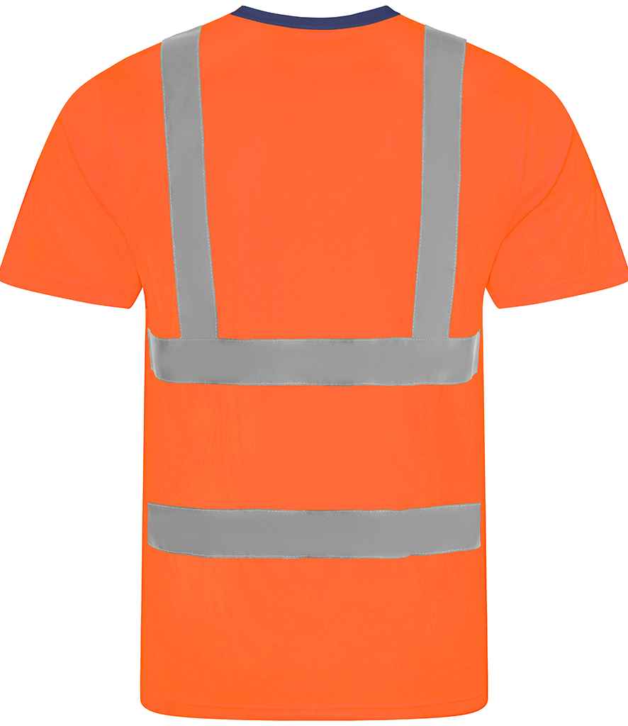 Pro RTX High Visibility T-Shirt | Orange/Navy - Eg Clothing UK