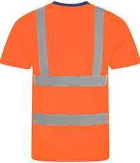 Pro RTX High Visibility T-Shirt | Orange/Navy - Eg Clothing UK