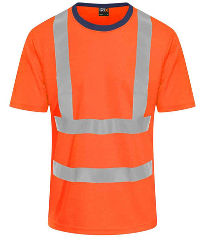 Pro RTX High Visibility T-Shirt | Orange/Navy - Eg Clothing UK