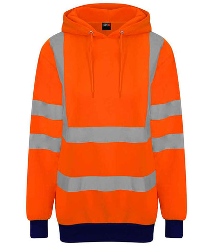 Pro RTX High Visibility Two Tone Hoodie | Orange/Navy - Eg Clothing UK