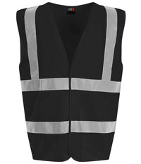 Pro RTX High Visibility Waistcoat | Black - Eg Clothing UK