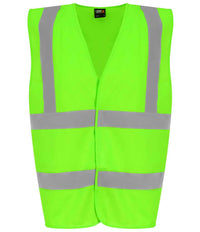 Pro RTX High Visibility Waistcoat | Lime Green - Eg Clothing UK