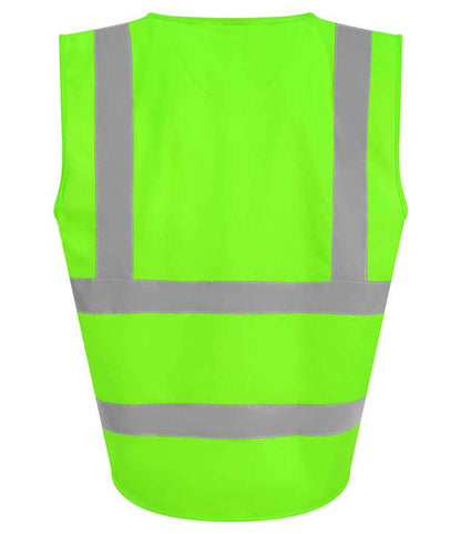 Pro RTX High Visibility Waistcoat | Lime Green - Eg Clothing UK