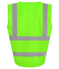 Pro RTX High Visibility Waistcoat | Lime Green - Eg Clothing UK