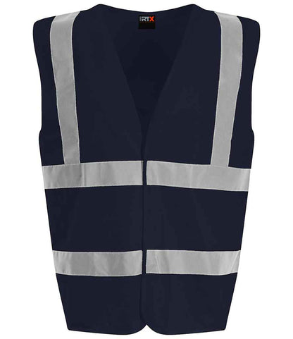 Pro RTX High Visibility Waistcoat | Navy - Eg Clothing UK