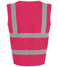 Pro RTX High Visibility Waistcoat | Pink - Eg Clothing UK