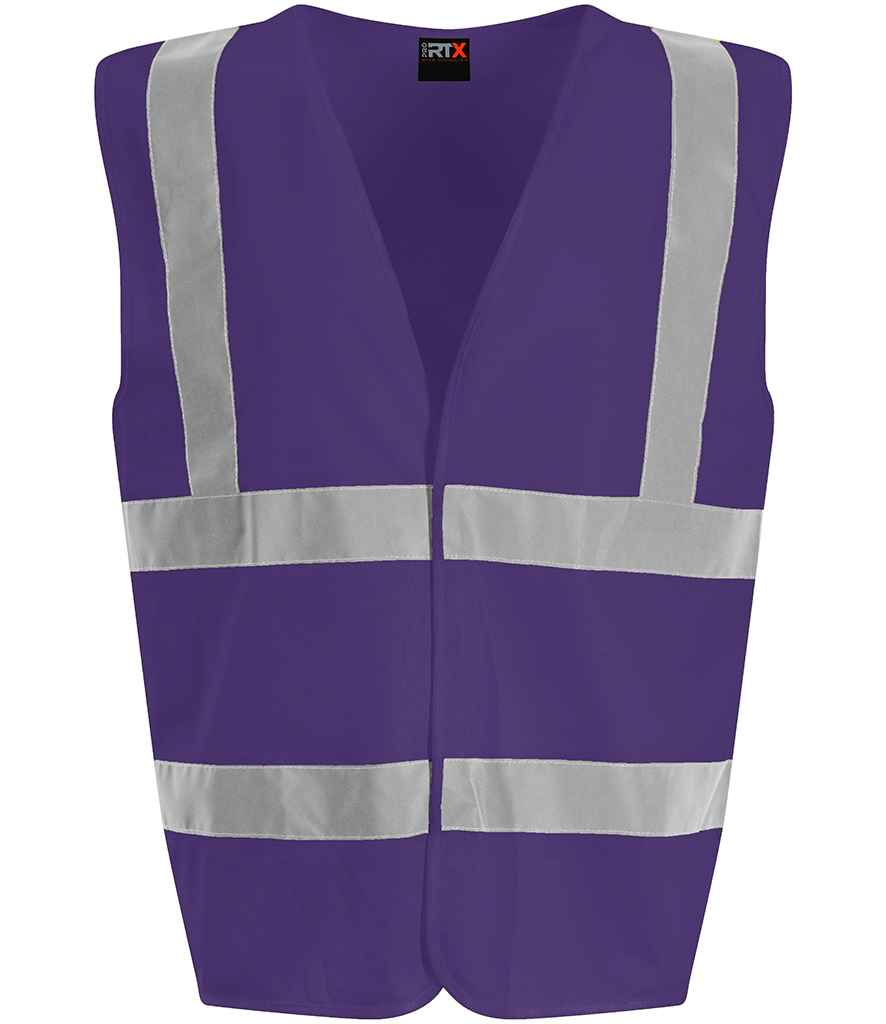 Pro RTX High Visibility Waistcoat | Purple - Eg Clothing UK
