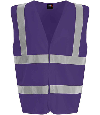 Pro RTX High Visibility Waistcoat | Purple - Eg Clothing UK