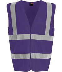 Pro RTX High Visibility Waistcoat | Purple - Eg Clothing UK