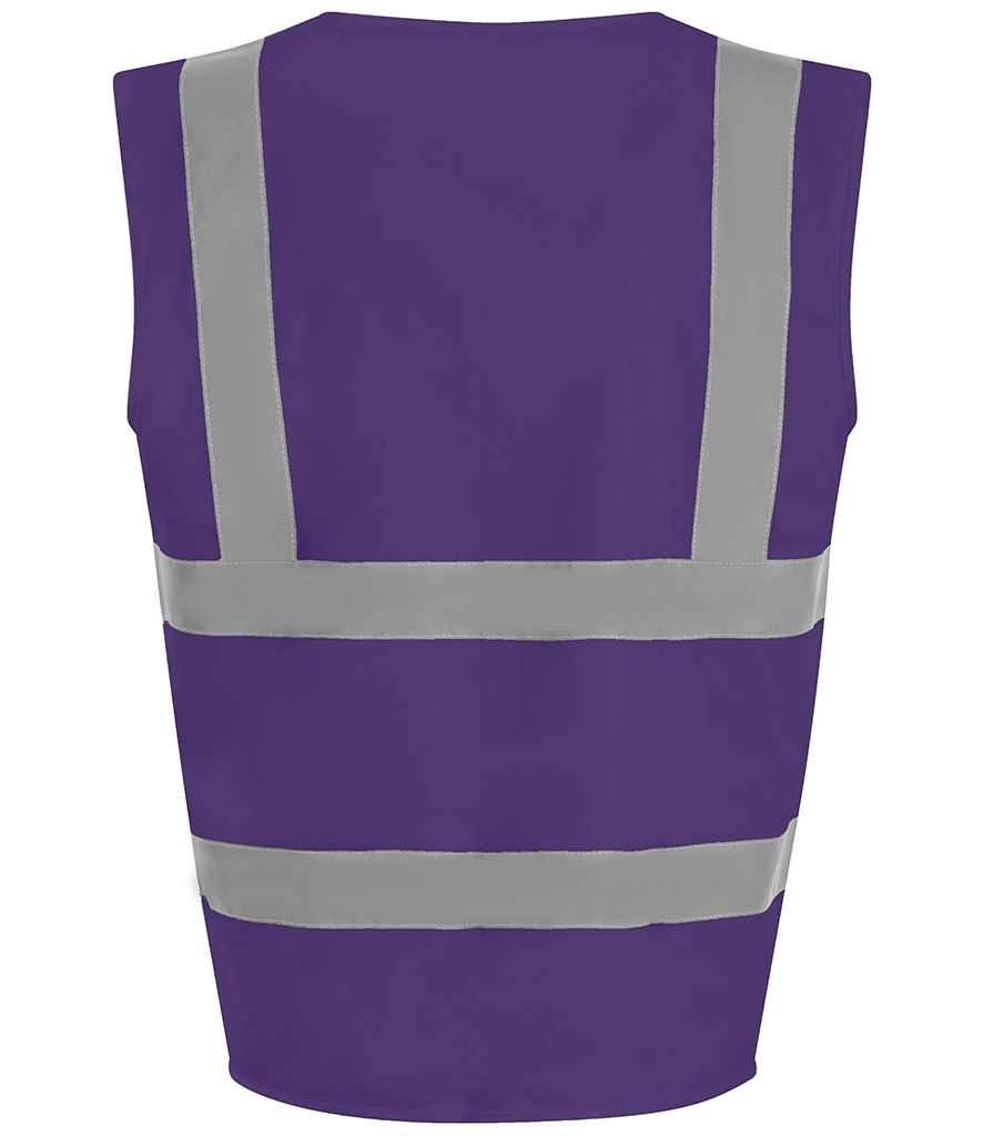 Pro RTX High Visibility Waistcoat | Purple - Eg Clothing UK