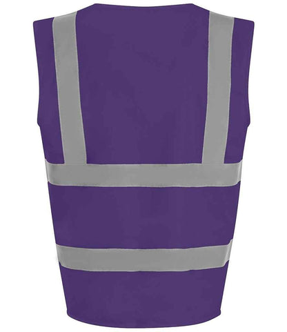 Pro RTX High Visibility Waistcoat | Purple - Eg Clothing UK