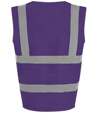 Pro RTX High Visibility Waistcoat | Purple - Eg Clothing UK