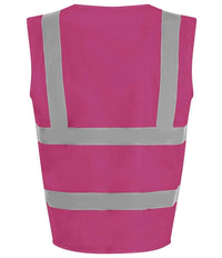 Pro RTX High Visibility Waistcoat | Raspberry - Eg Clothing UK