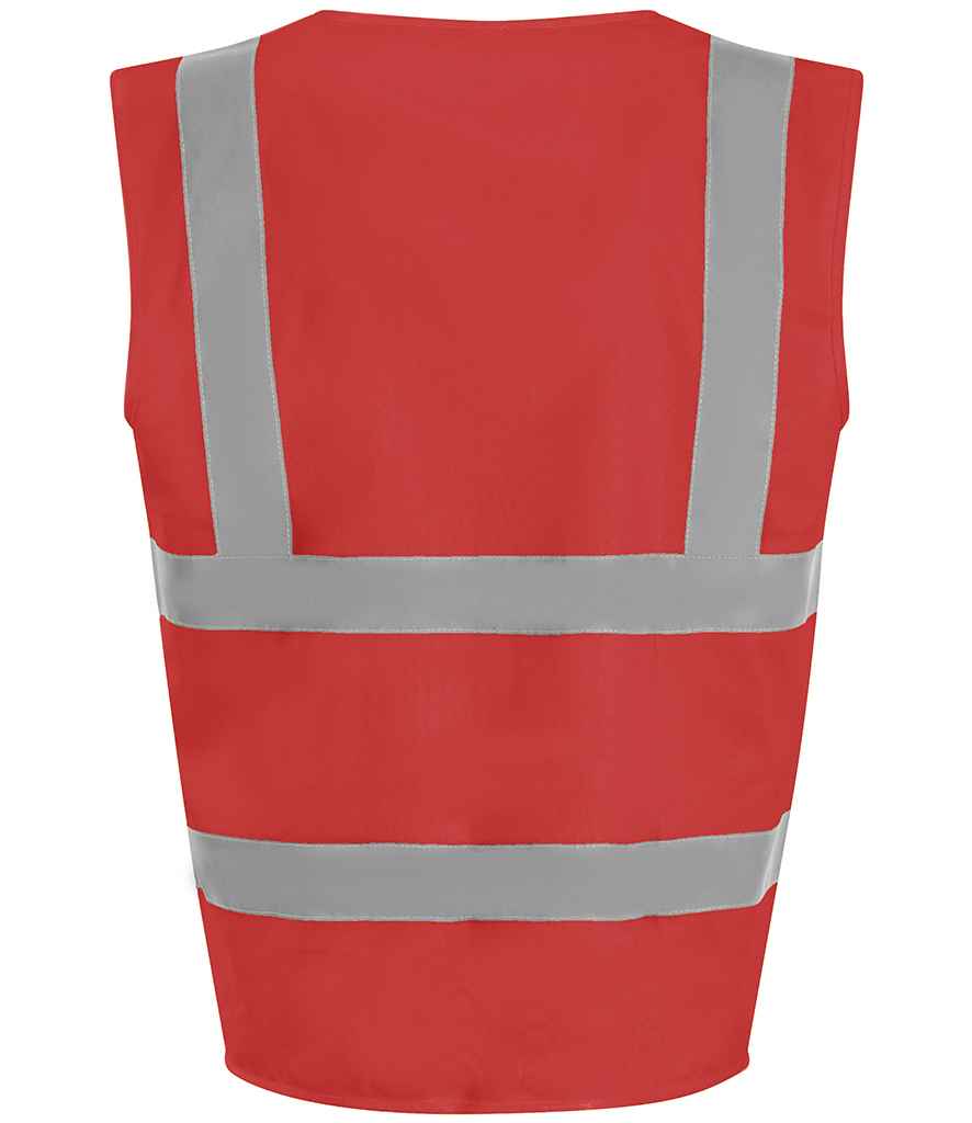 Pro RTX High Visibility Waistcoat | Red - Eg Clothing UK