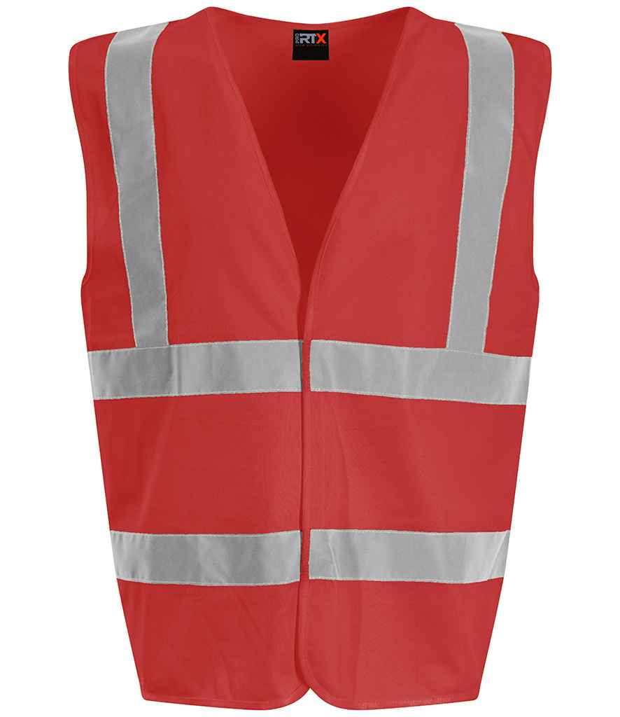 Pro RTX High Visibility Waistcoat | Red - Eg Clothing UK