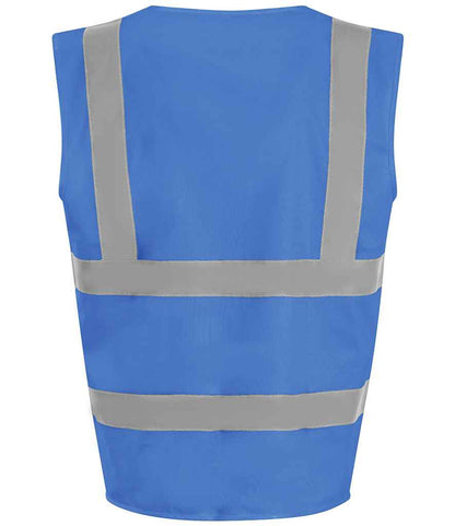 Pro RTX High Visibility Waistcoat | Royal Blue - Eg Clothing UK