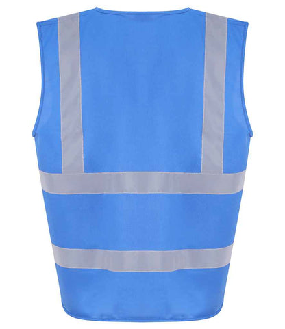 Pro RTX High Visibility Waistcoat | Sapphire Blue - Eg Clothing UK