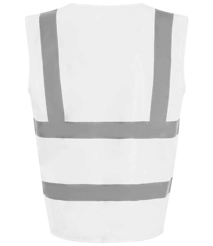 Pro RTX High Visibility Waistcoat | White - Eg Clothing UK
