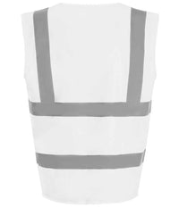 Pro RTX High Visibility Waistcoat | White - Eg Clothing UK