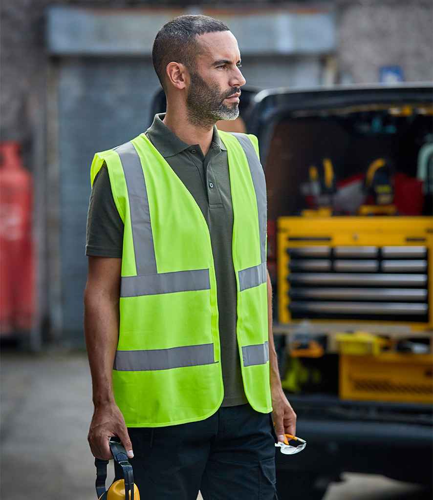 Pro RTX High Visibility Waistcoat | Yellow - Eg Clothing UK