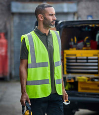 Pro RTX High Visibility Waistcoat | Yellow - Eg Clothing UK