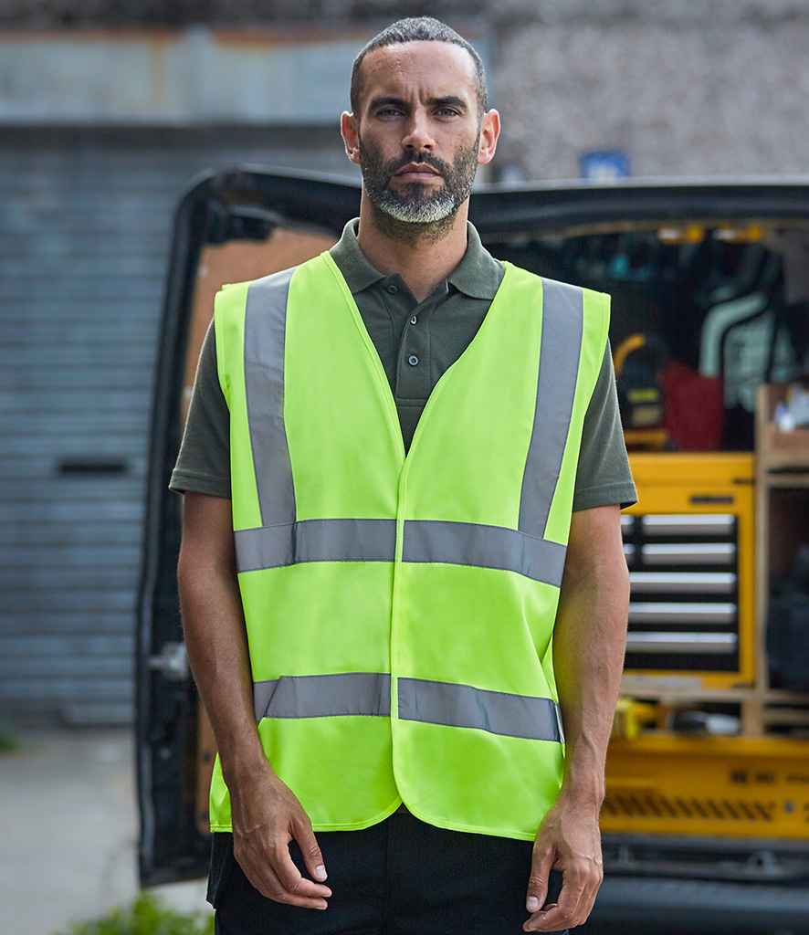 Pro RTX High Visibility Waistcoat | Yellow - Eg Clothing UK