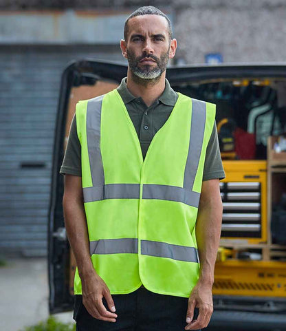 Pro RTX High Visibility Waistcoat | Yellow - Eg Clothing UK