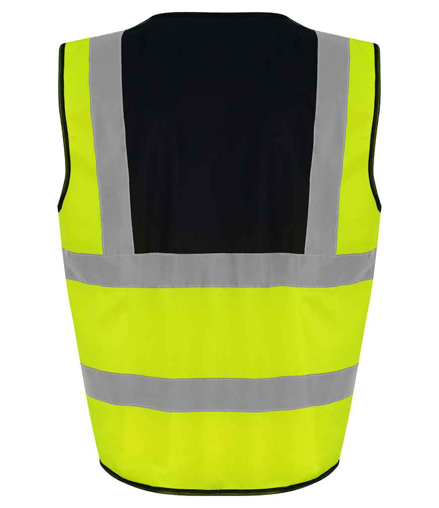 Pro RTX High Visibility Waistcoat | Yellow/Black - Eg Clothing UK