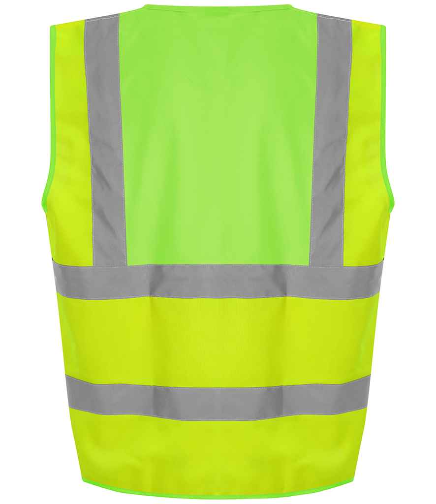 Pro RTX High Visibility Waistcoat | Yellow/Lime Green - Eg Clothing UK