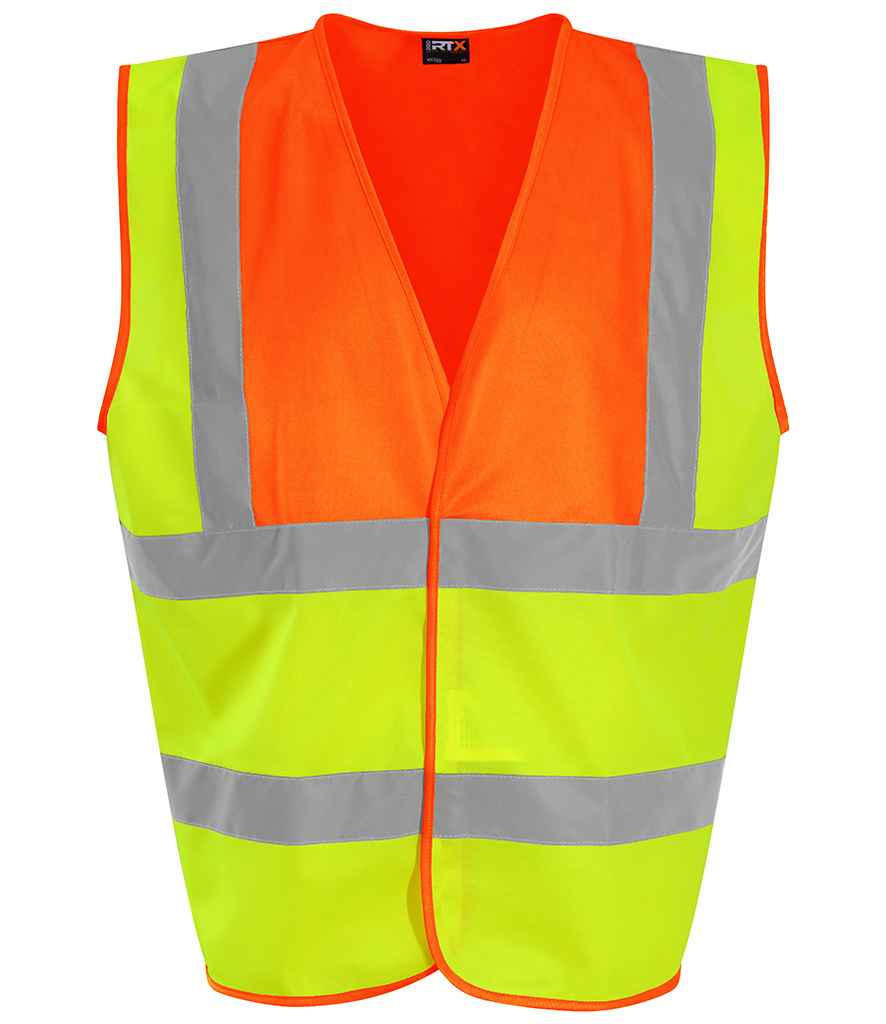 Pro RTX High Visibility Waistcoat | Yellow/Orange - Eg Clothing UK