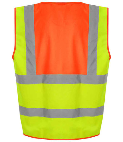 Pro RTX High Visibility Waistcoat | Yellow/Orange - Eg Clothing UK