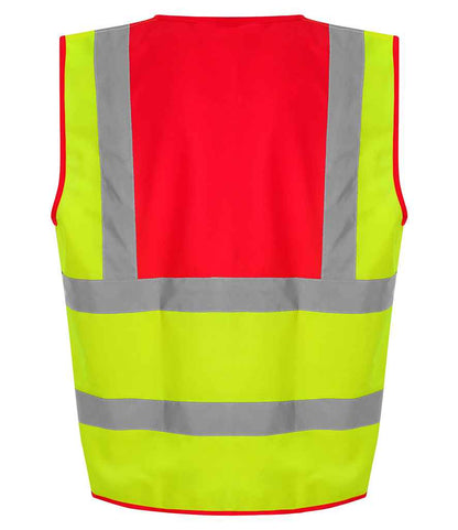 Pro RTX High Visibility Waistcoat | Yellow/Pink - Eg Clothing UK