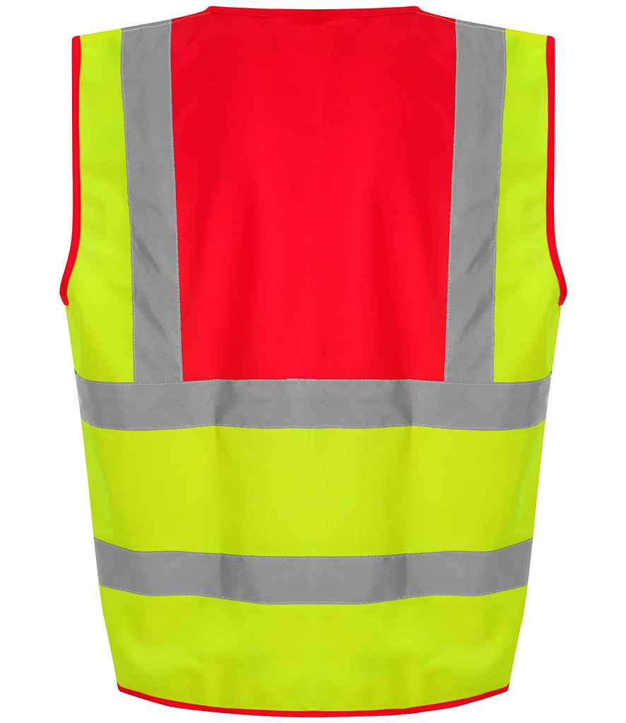 Pro RTX High Visibility Waistcoat | Yellow/Red - Eg Clothing UK