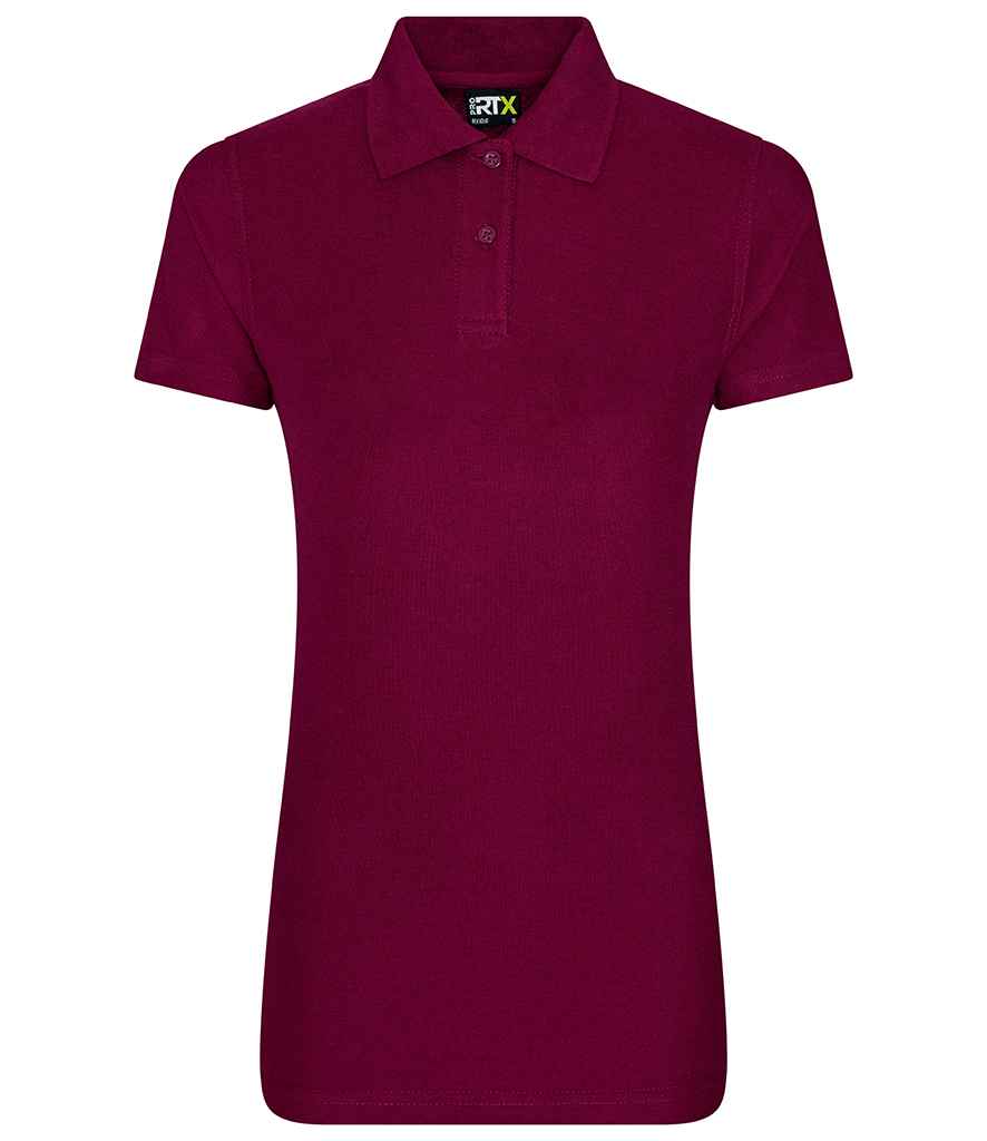 Pro RTX Ladies Pro Piqué Polo Shirt | Burgundy - Eg Clothing UK