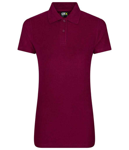 Pro RTX Ladies Pro Piqué Polo Shirt | Burgundy - Eg Clothing UK
