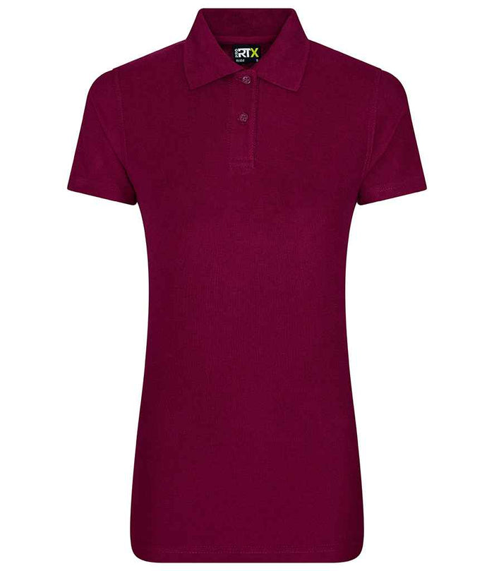 Pro RTX Ladies Pro Piqué Polo Shirt | Burgundy - Eg Clothing UK